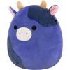 image:imageSquishmallows Original 8in Frederick The Eggplant Cow  Official Jazwares Plush LittleBlack Spotted Cow