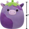 image:imageSquishmallows Original 8in Frederick The Eggplant Cow  Official Jazwares Plush LittleEggplant Cow