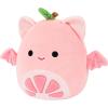 image:imageSquishmallows Original 8in Jabari The Pink Grapefruit Bat  Official Jazwares Plush LittlePink Grapefruit Bat