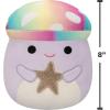image:imageSquishmallows Original 8in Mahdi The TieDye Purple Mushroom Holding Gold Star  Official Jazwares Plush LittleTiedye Purple Mushroom