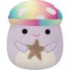 image:imageSquishmallows Original 8in Mahdi The TieDye Purple Mushroom Holding Gold Star  Official Jazwares Plush LittleTiedye Purple Mushroom