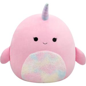 image:imageSquishmallows Original 20in Vivi The Hot Pink Wooly Mammoth  Official Jazwares Plush JumboPink Narwhal