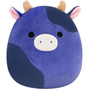 image:imageSquishmallows Original 8in Frederick The Eggplant Cow  Official Jazwares Plush LittleBlack Spotted Cow
