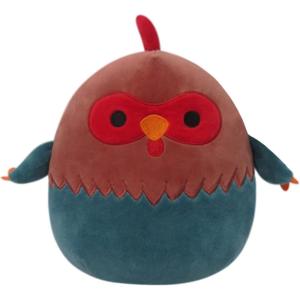 image:imageSquishmallows Original 8in Frederick The Eggplant Cow  Official Jazwares Plush LittleRed and Blue Rooster