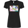 image:imageHYBRID APPAREL Squishmallows  Mooody Cow Grid  Juniors Fitted Short Sleeve Graphic TShirtBlack