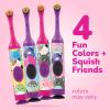 image:imageGUM Squishmallows Kids Battery Power Toothbrush Soft Bristles with Suction Cup Base Batteries Included 1 Count Pack of 2