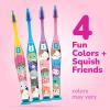 image:imageGUM Squishmallows Kids Toothbrush Extra Soft Bristles with Suction Cup Base Compact Head 2 Count Pack of 2