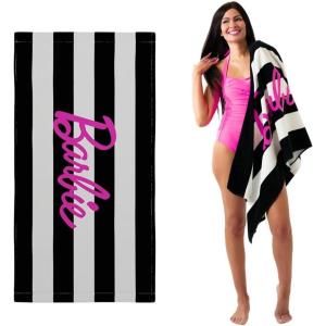 image:imageFranco Squishmallows Super Soft Cotton BathPoolBeach Towel 58 in x 28 inBarbie