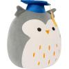 image:imageSquishmallows Original 12in Cam The Calico Cat in Graduation Cap  Official Jazwares Plush MediumSizedHoot the Grey Owl in Graduation Cap