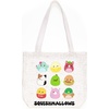 image:imageSquishmallows Canvas Tote Bag DIY Sewing Kit  24 x 43 Cotton Canvas Fabric Panel  Makes 16 x 15 Reusable Tote  Beginner Friendly Craft Project  Cream