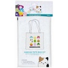 image:imageSquishmallows Canvas Tote Bag DIY Sewing Kit  24 x 43 Cotton Canvas Fabric Panel  Makes 16 x 15 Reusable Tote  Beginner Friendly Craft Project  Cream