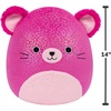 image:imageSquishmallows Original 14in Icarus the Dragonfruit Drink  Official Jazwares Plush LargeSilverspotted Plum Jaguar