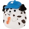 image:imageSquishmallows Original 8in Dustin the Dalmatian with Blue Hat Holding Hot Dog  Official Jazwares Plush LittleMulticolor