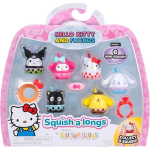 image:imageSquishalongs Hello Kitty and Friends Sakura Spring MiniSquish  Accessory 6PackBoba