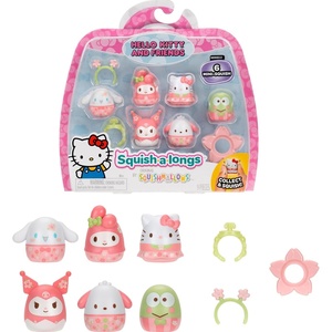 image:imageSquishalongs Hello Kitty and Friends Sakura Spring MiniSquish  Accessory 6PackSakura