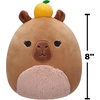 image:imageSquishmallows Original 8in Lijjian the Capybara with Fuzzy Belly and Yuzu on Head  Official Jazwares Plush LittleMulticolor