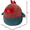 image:imageSquishmallows Original 8in Matilde the Teal Pig with Rose Headband  Official Jazwares Plush LittleRed and Blue Rooster