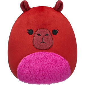 image:imageSquishmallows Original 8in Lijjian the Capybara with Fuzzy Belly and Yuzu on Head  Official Jazwares Plush LittleMaroon Capybara