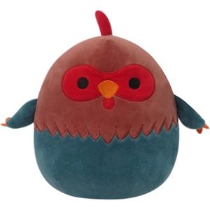 image:imageSquishmallows Original 8in Matilde the Teal Pig with Rose Headband  Official Jazwares Plush LittleRed and Blue Rooster
