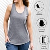 image:imageSquishmallows  Dill With It Charles Pickle  Womens Racerback TankHeather Charcoal