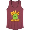 image:imageSquishmallows  Dill With It Charles Pickle  Womens Racerback TankHeather Wine