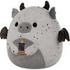 image:imageSquishmallows Original 12in Drake the Blue Vampire Bat with Red Bow Tie  Official Jazwares Halloween Plush MediumSizedGrey Speckled Gargoyle