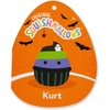 image:imageSquishmallows Original 12in Drake the Blue Vampire Bat with Red Bow Tie  Official Jazwares Halloween Plush MediumSizedHalloween Cupcake