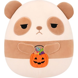 image:imageSquishmallows Original 12in Drake the Blue Vampire Bat with Red Bow Tie  Official Jazwares Halloween Plush MediumSizedBrown Panda