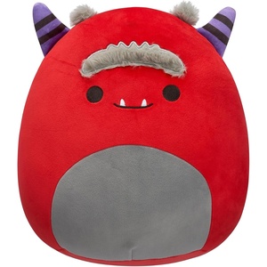image:imageSquishmallows Original 12in Drake the Blue Vampire Bat with Red Bow Tie  Official Jazwares Halloween Plush MediumSizedBurgundy Monster