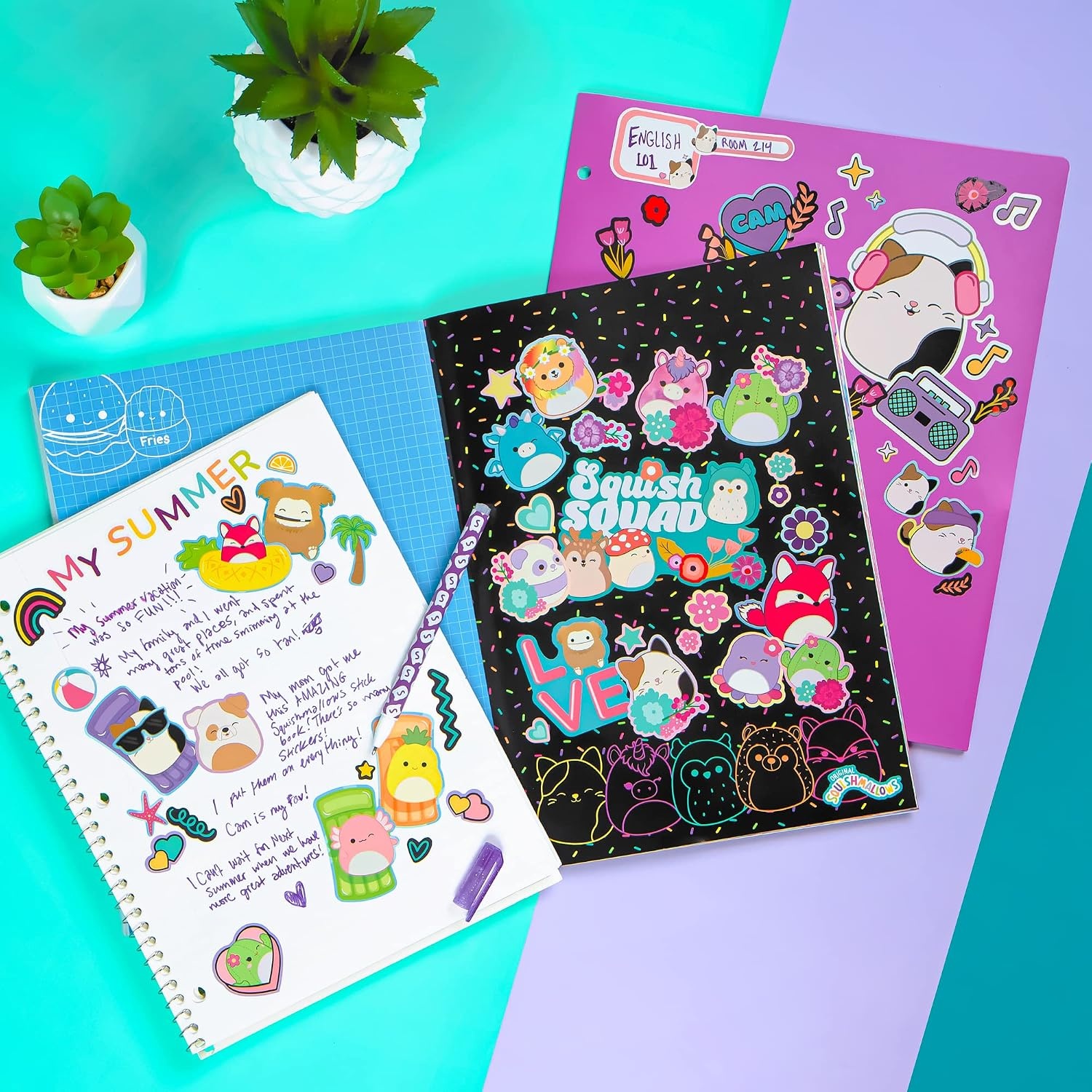 Fashion Angels Squishmallows Sticker Book – Includes 2000 ...
